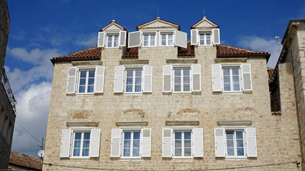 old town of croatian city trogir