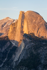 Half Dome at Sunset in Yosemite National Park
