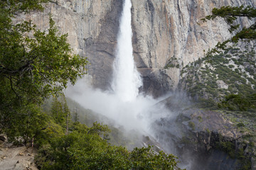 Upper Yosemite Falls in Yosemite National Park