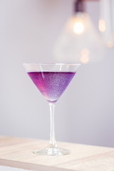 Cold and Fresh Purple European Cocktail