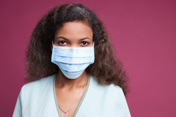 Wonderful nurse background isolated