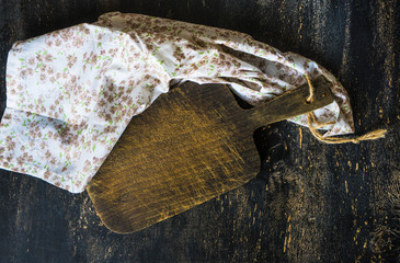 Cooking concept with cutting board