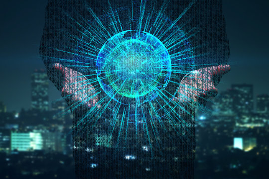 Innovation and technology concept - Powered by Adobe