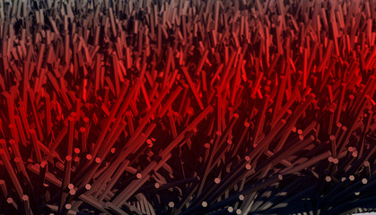 3d rendering topography with cubes