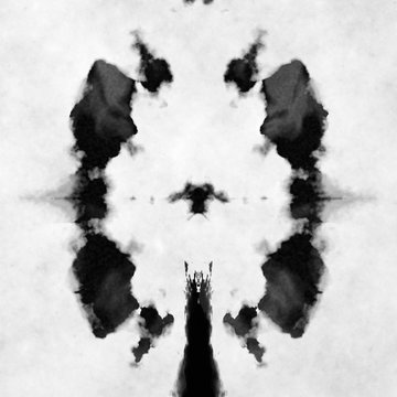black and white Rorschach test