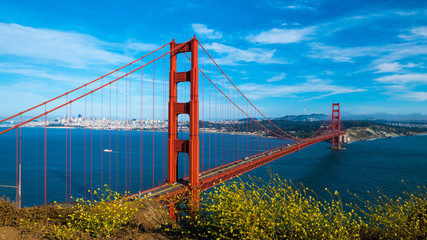 Golden Gate Bridge in San Fransisco, California