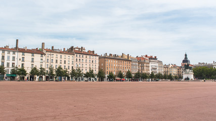 Obraz premium Lyon in France, place Bellecour, beautiful place in the center 