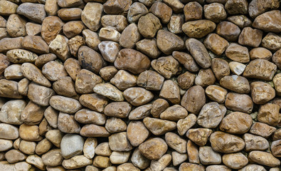 Background wall made of natural stones