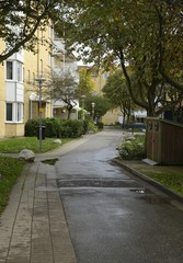 Modern apartment buildings in Stockholm - Sweden.