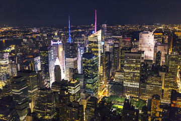 New York City and Manhattan skyscrapers