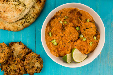 Indian Style Vegetable Kofta Curry Meal