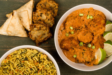 Indian Style Vegetable Kofta Curry Meal