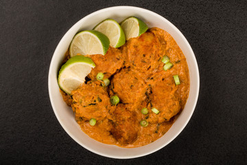 Indian Style Vegetable Kofta Curry Meal