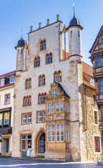 Fototapeta na wymiar Reconstruction of the historic Tempelhaus building in Hildesheim