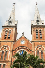 Fototapeta na wymiar Saigon Ho Chi Minh City Notre Dame Basilica