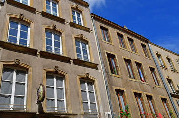 Metz, France - july 25 2016 : picturesque old city in summer