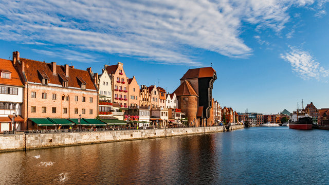 Danzig &ndash; Hafen mit Krantor; Polen