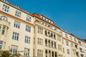 Fototapeta na wymiar big residential house with beautiful balcony