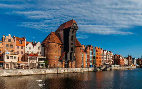 Danzig &ndash; Hafen mit Krantor; Polen