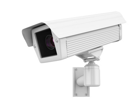Surveillance CCTV Security Camera Isolated