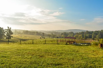 Rolgordijnen Field Near Smith Mountain Lake VA © Dylan