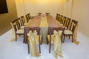 Beautifully decorated table