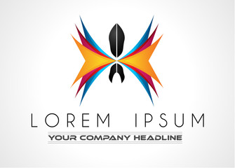 Fototapeta premium Creative Water Drop Logo design for brand identity, company profile or corporate logos