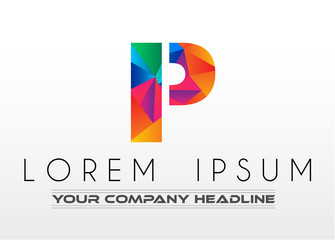 Creative Logo letter P design for brand identity, company profile or corporate logos