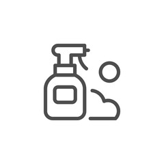 Spray line icon