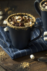 Sweet Homemade Smores Hot Chocolate