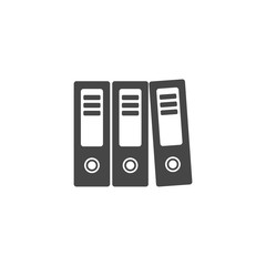 Binders Icon Vector, Archive folders vector icon 