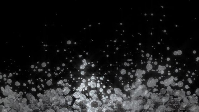 Sparkling Particles Background - White 01