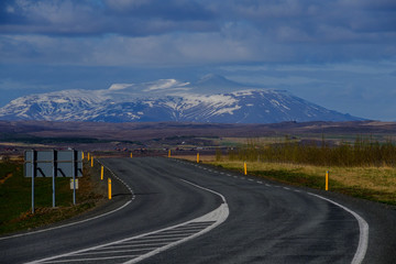 Fototapeta premium Beautiful road in a national park