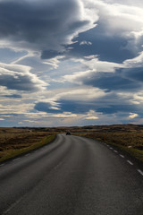 Obraz na płótnie Canvas Beautiful road in a national park