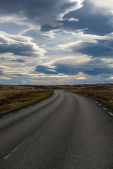 Beautiful road in a national park