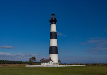 Black and white lighthouse