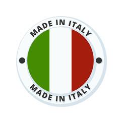 Made in Italy label illustration