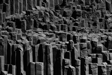 Basalt columns in Iceland, near Vik. - 178393815