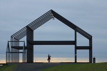 Hallenhaus auf der Halde Norddeutschland