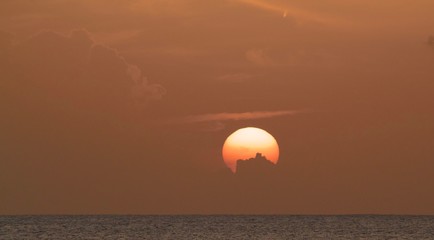 Profile in Sunset