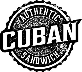 Authentic Cuban Sandwich Stamp