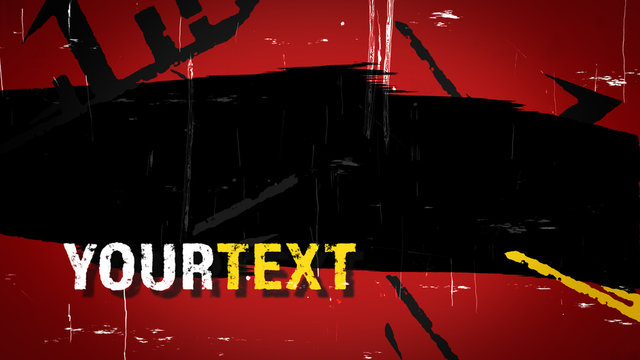 Jump Cut Grunge Text Overlay