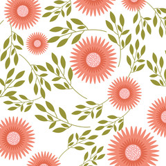 dahlia flower floral ornament garden pattern