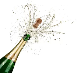 Crédence de cuisine en verre imprimé Bar Célébration avec des touches de champagne