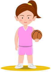 バスケットボール　選手　女子