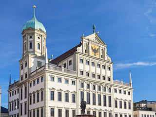 Fototapeta na wymiar Rathaus Augsburg