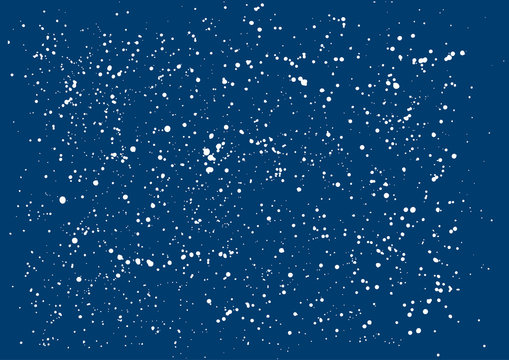 Falling Snow A Lot of Hand Drawn Flakes
