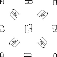 Walker pattern seamless black