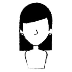 beautiful woman shirtless avatar character