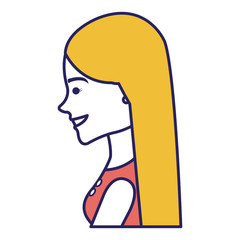 beautiful woman avatar character